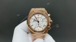Audemars Piguet Royal Oak Offshore Dandong 4401 Movement 41mm White Face RG Band Watch